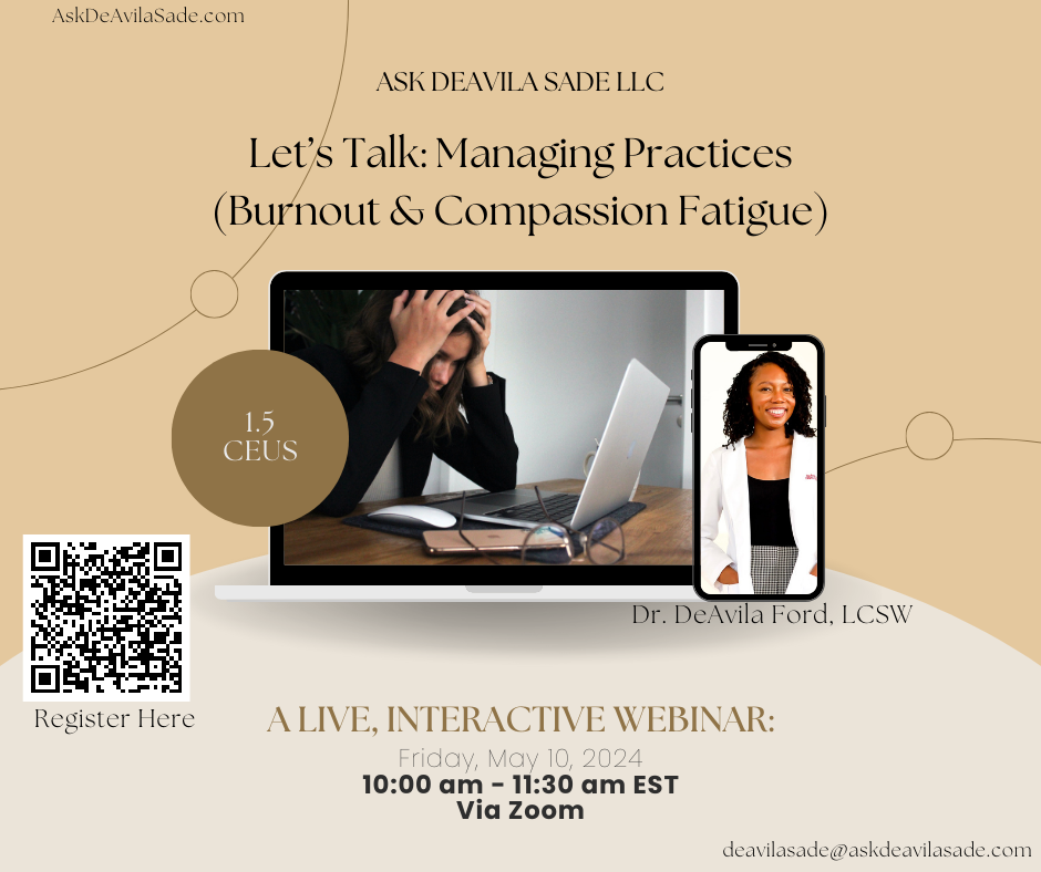 Let’s Talk: Managing Practices (Burnout & Compassion Fatigue)