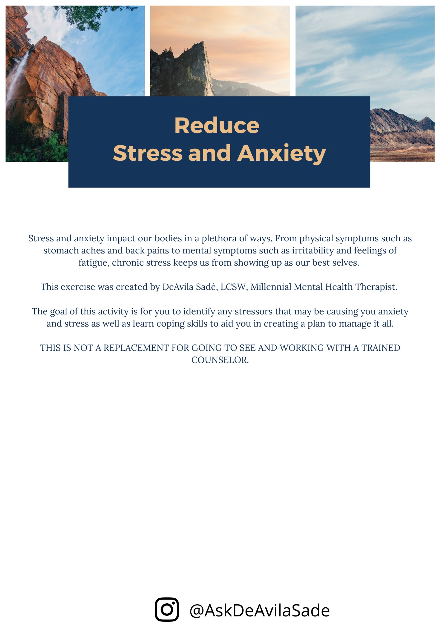 Reduce Stress and Anxiety Therapeutic Activity – Digital Therapeutic Activity